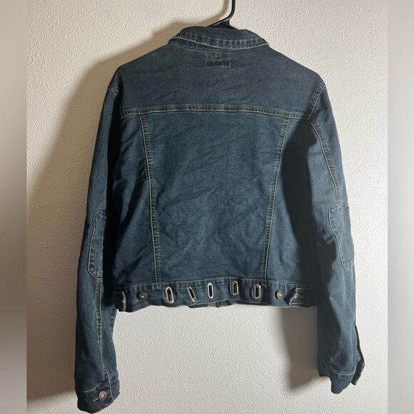 Max studios Denim jacket size large - Picture 2 of 6